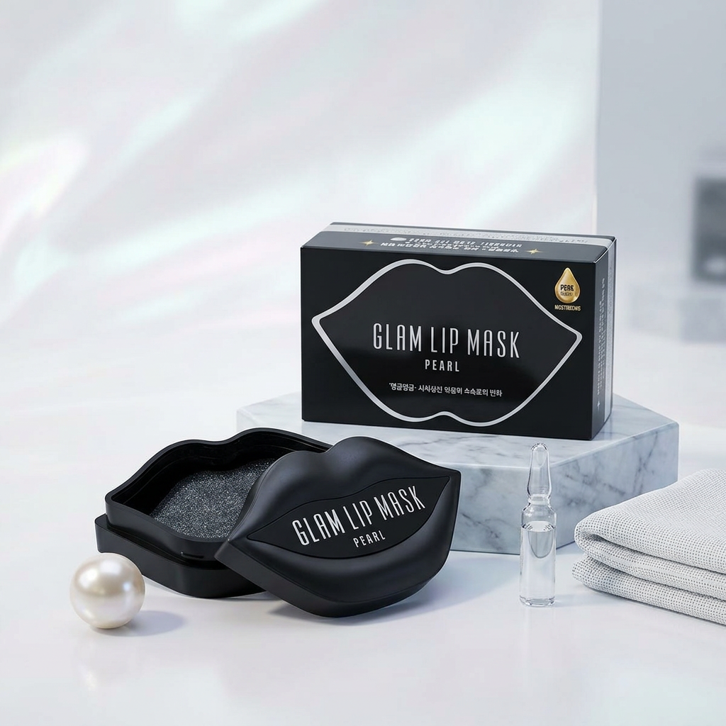Beauugreen - Glam Lip Mask Pearl - Hydrogelová maska na rty - 20ks /50g