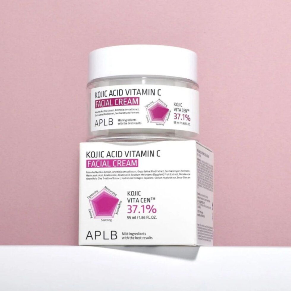 APLB - Kojic Acid Vitamin C Facial Cream - Revitalizační krém s kyselinou kojovou a vitaminem C - 55 ml