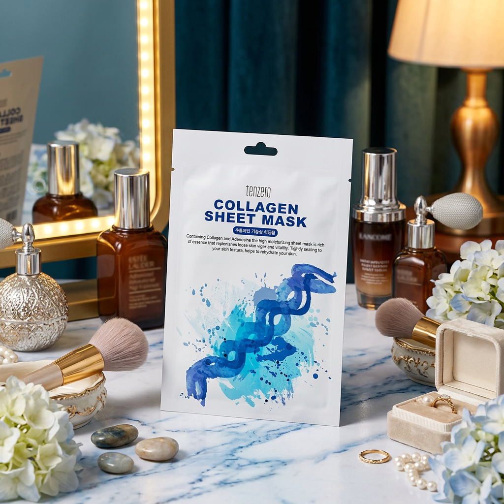TENZERO - Collagen Sheet Mask - Plátýnková maska s kolagenem - 25 ml