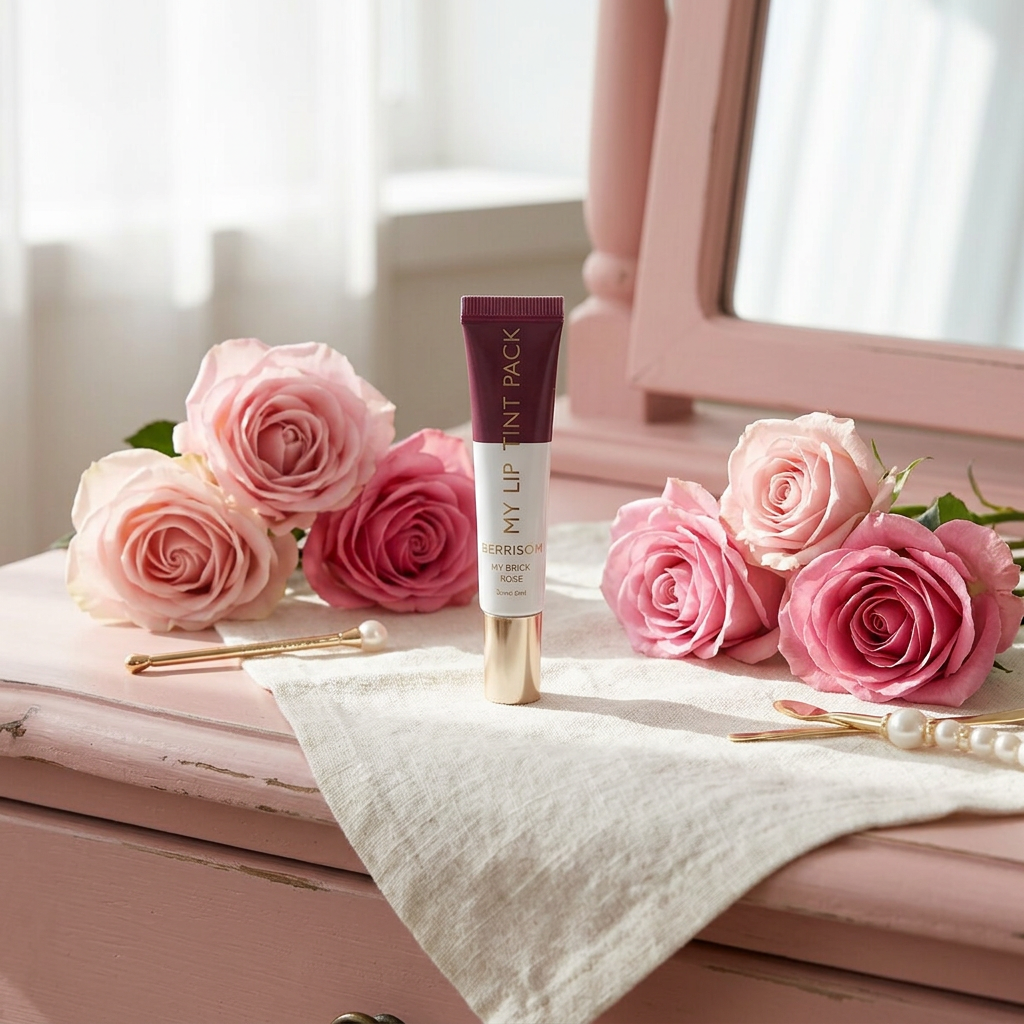 BERRISOM - My Lip Tint Pack 04 Brick Rose - Zabarvený, slupovací tint na rty - 15 g