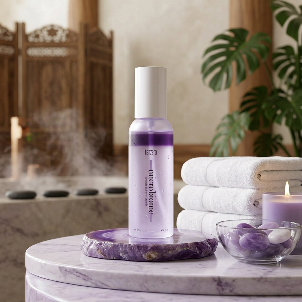 TENZERO - Signature Dual Spray Ampoule Micro-Biome - Dvoufázová ampule ve spreji s mikrobiomem - 120 ml