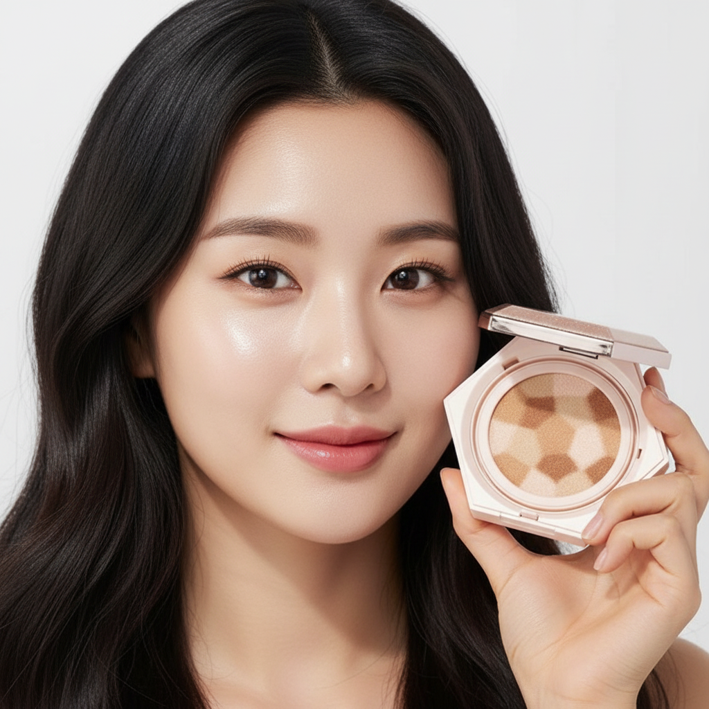 ELROEL - Blending Compact Cushion 25 Medium Beige -Kompaktní cushion make-up pro sjednocení pleti v odstínu 25 MEDIUM BEIGE - 12,5 ml