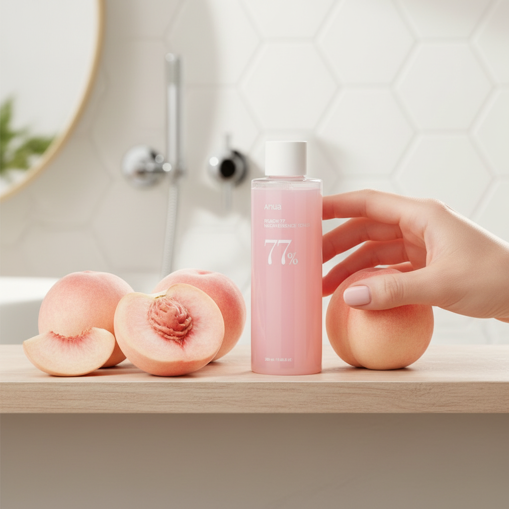 ANUA - Peach 77 Niacin Essence Toner - Vysoce hydratační essence toner s extraktem z broskví - 250 ml