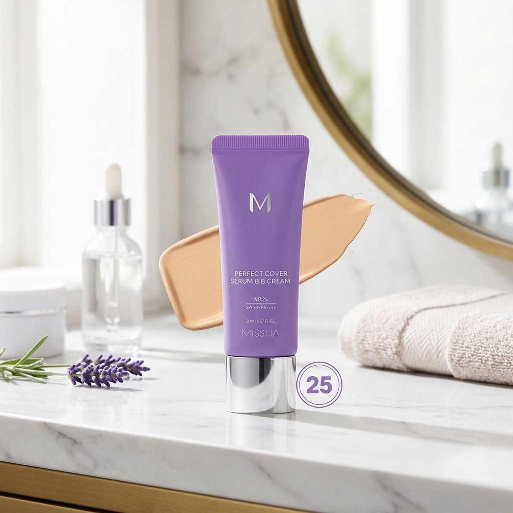 MISSHA - Perfect Cover Serum B.B Cream - BB krém Perfect Cover se sérem odstín no. 25 - 20 ml