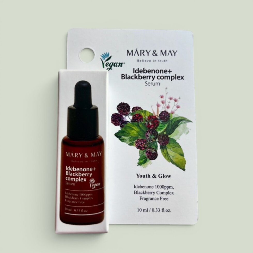 Mary & May - Idebenone + Blackberry Complex Serum Seoul Edition - Sérum s idebenonem a komplexem z ostružin - 10 ml