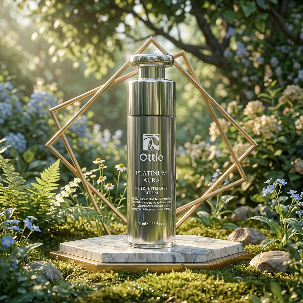 OTTIE - Platinum Aura Nutri-intensive Serum - Platinové posilující protivráskové sérum - 40 ml