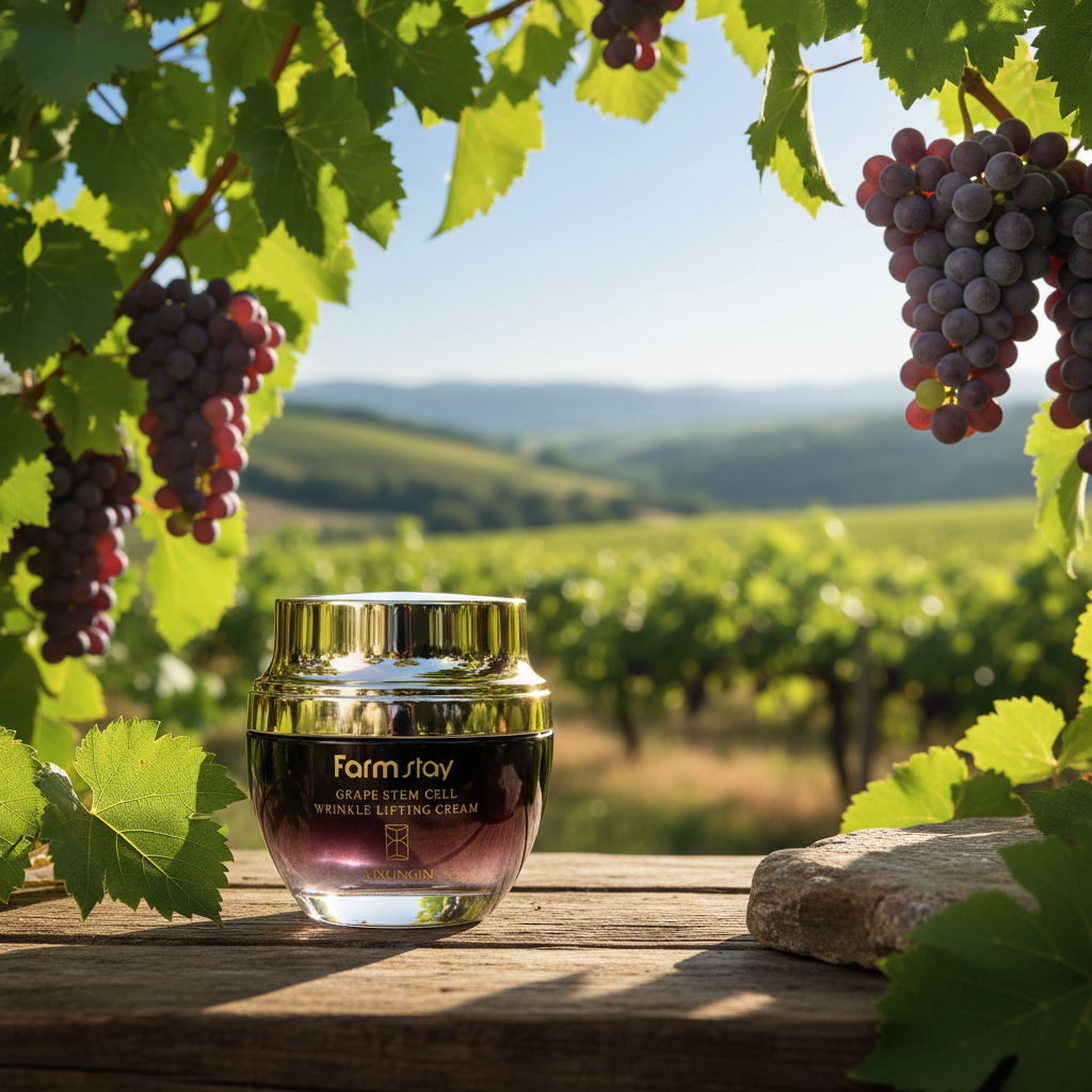 Farm Stay - Grape Stem Cell Wrinkle Lifting Cream - Liftingový krém s hroznovými kmenovými buňkami - 50 ml