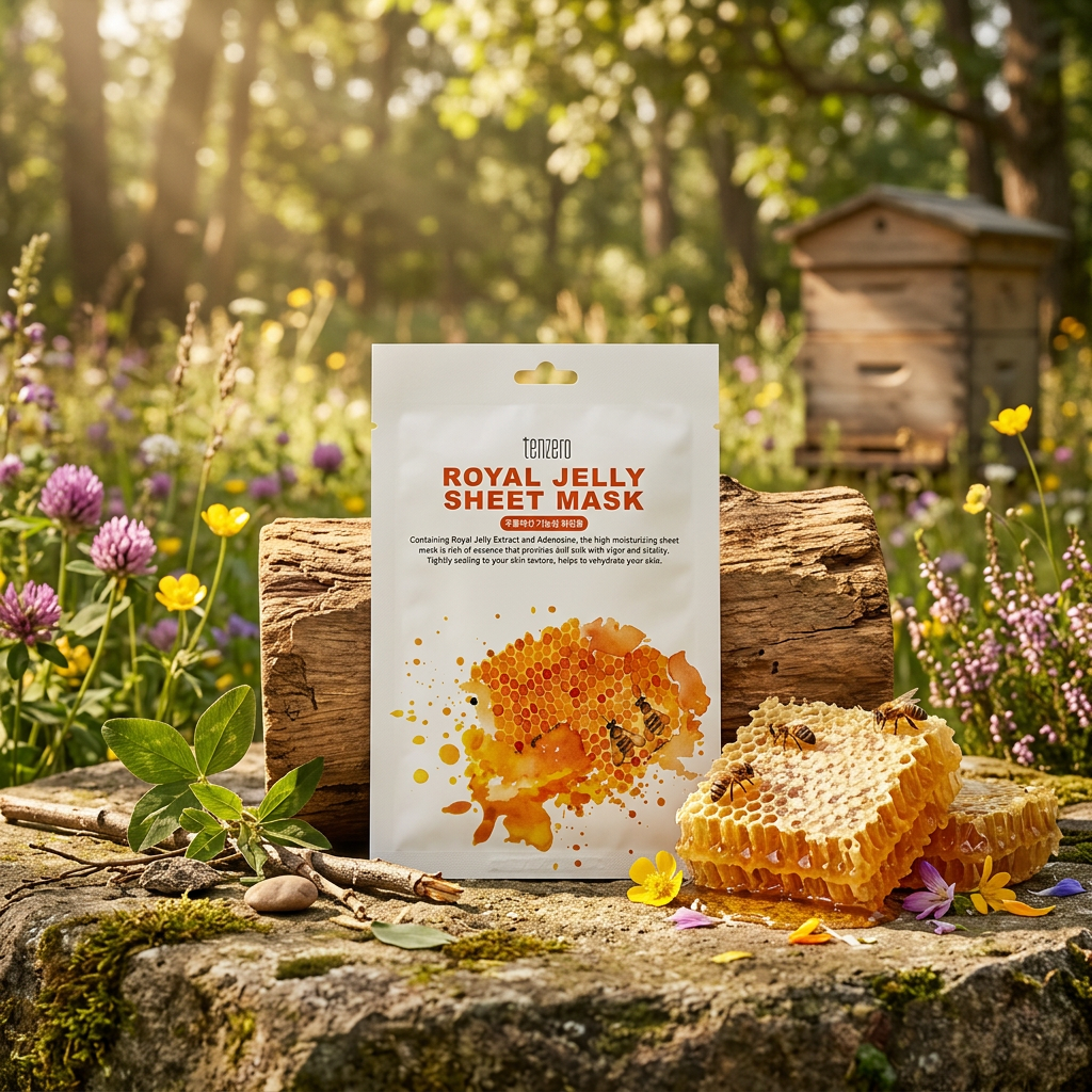 TENZERO - Royal Jelly Sheet Mask - Plátýnková maska royal jelly - 25 ml