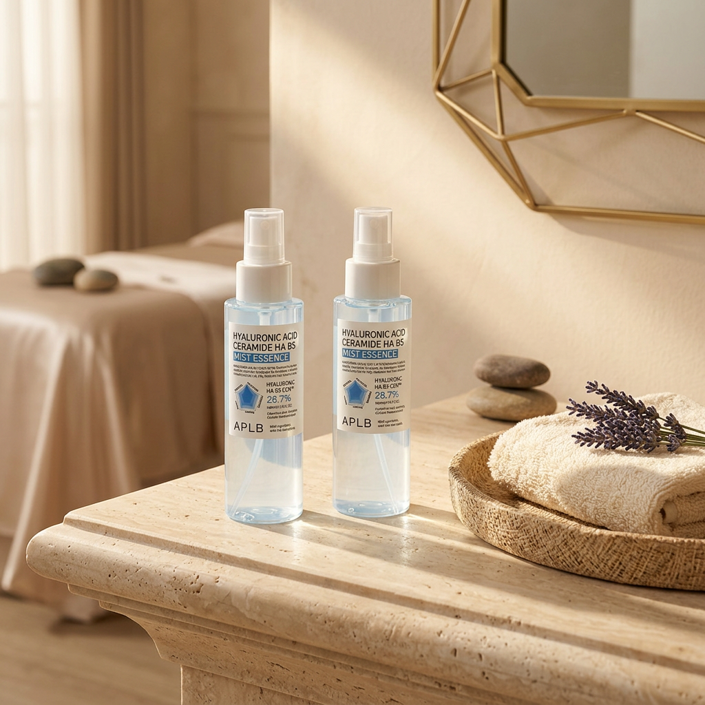 APLB - Hyaluronic Acid Ceramide HA B5 Mist Essence - Multifunkční, hydratační, mléčná essence s ceramidy a kyselinou hyaluronovou - 105 ml