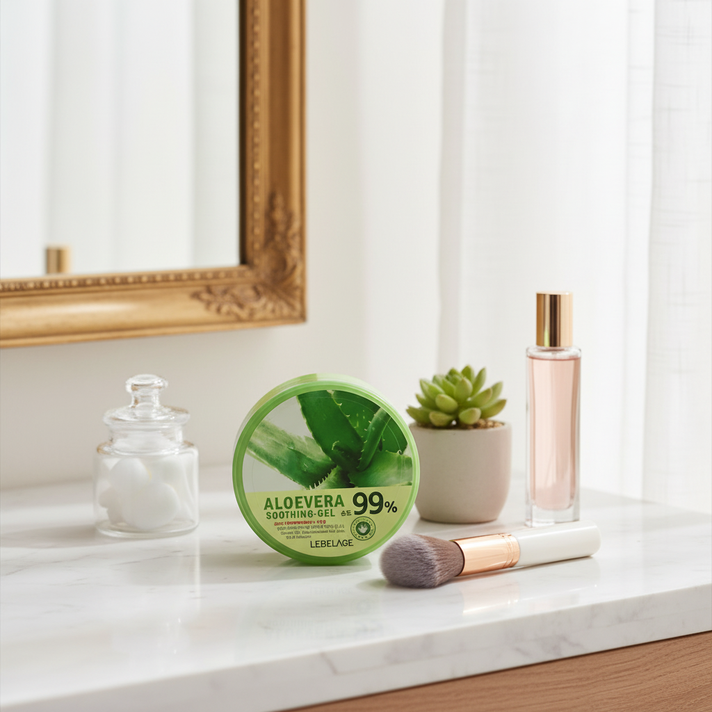 LEBELAGE - Moisture Aloe Purity 100% Soothing Gel - Univerzální hydratační a zjemňující gel s Aloe - 300 ml