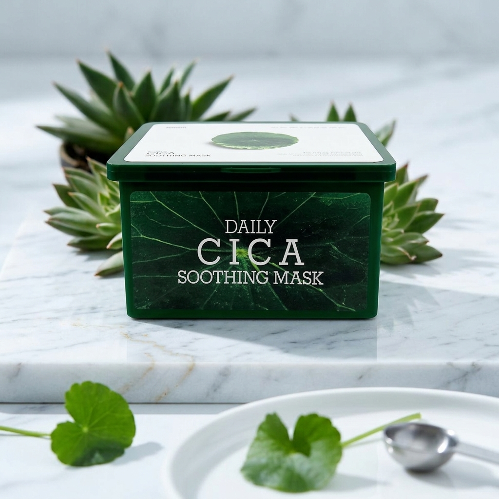 TENZERO - Daily Cica Soothing Mask - Zklidňující maska s centelou - 350 ml / 30ks