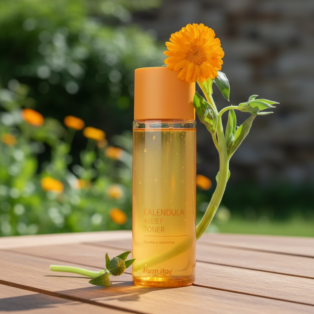 Farm Stay - Calendula Relief Toner - Omlazující toner s měsíčkem lékařským - 200 ml