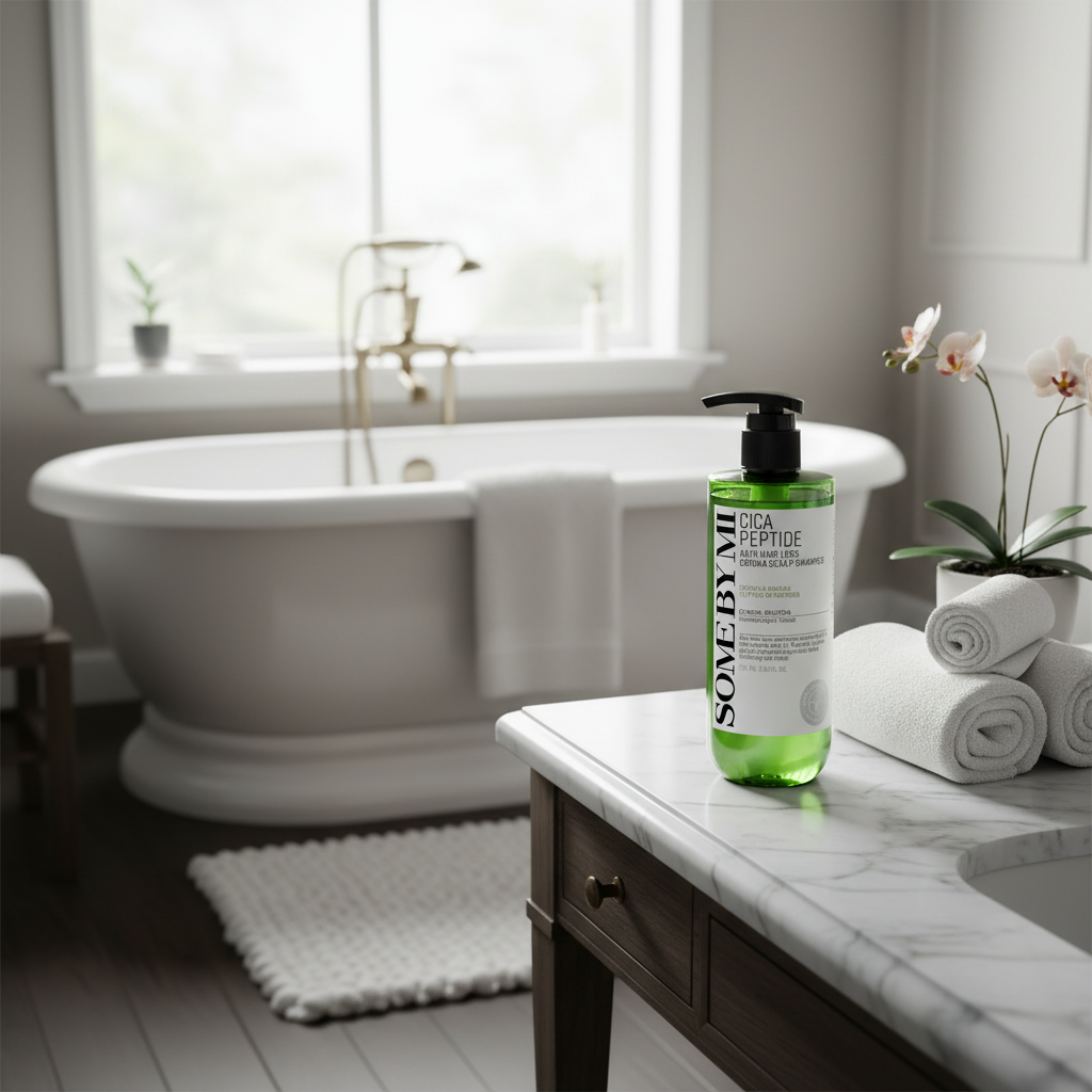 SOME BY MI - Cica Peptide Derma Scalp Shampoo - Posilující šampon proti vypadávání vlasů se zklidňujícím účinkem - 285 ml