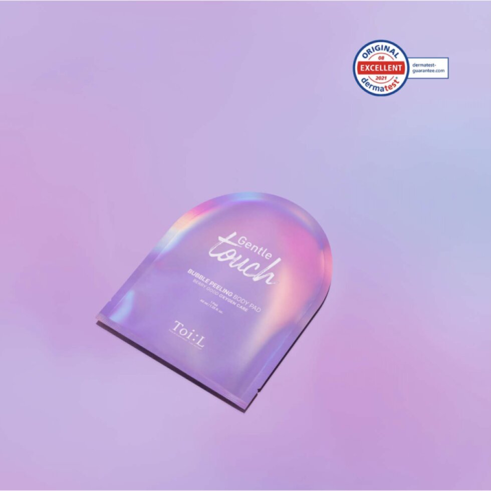 TOI:L - Gentle Touch Bubble Peeling Body Pad - Pěnový peeling pro jemný dotek - 1ks