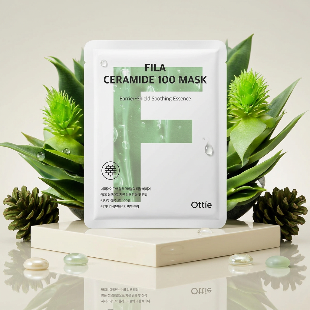 OTTIE - Fila Ceramide 100 Mask - Plátýnková maska s ceramidy pro udržení zdravé bariéry pleti - 25 ml