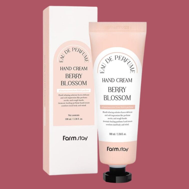 Farm Stay - Eau De Parfume Hand Cream Berry Blossom - Parfemovaný krém na ruce s ovocno-květinovou vůní - 100 ml