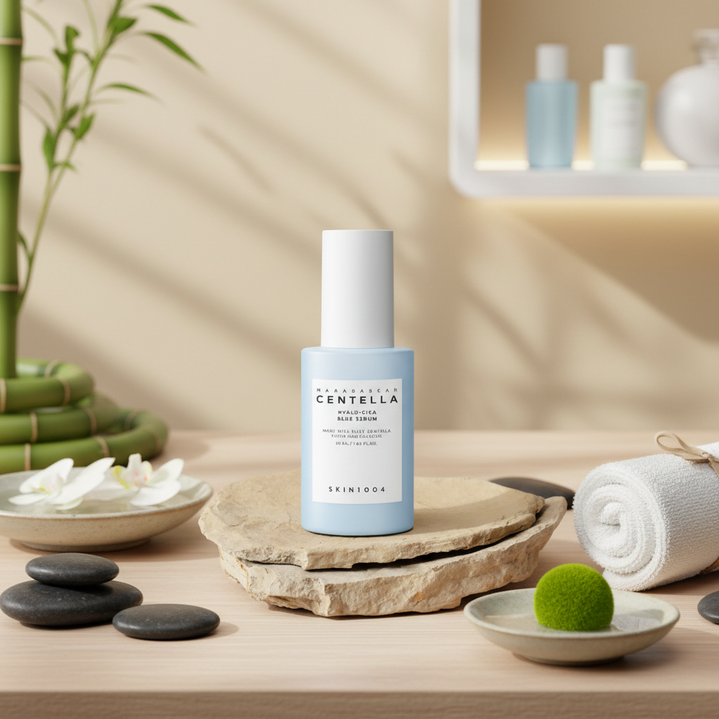 SKIN1004 - Madagascar Centella Hyalu-Cica Blue Serum - Zklidňující a hydratační sérum na pleť - 50 ml