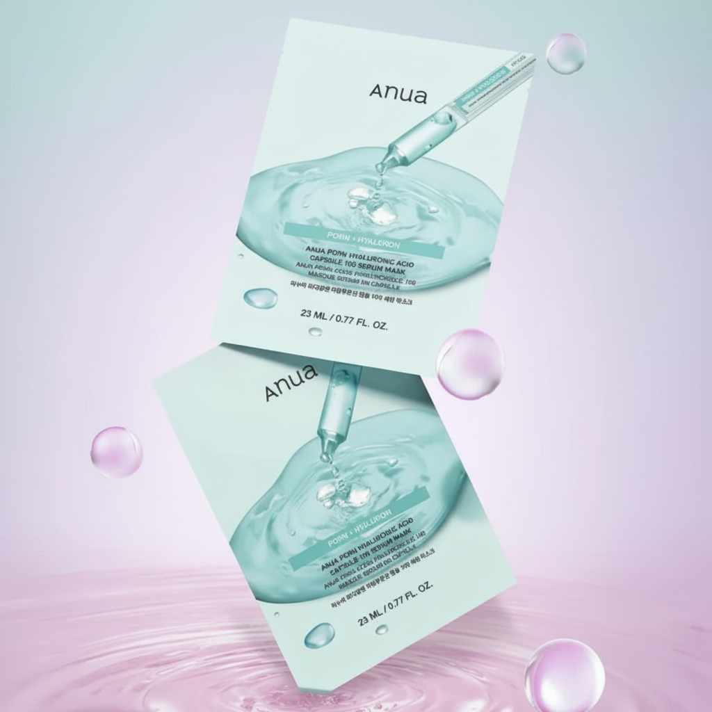 ANUA - PDRN Hyaluronic Acid Capsule 100 Serum Mask Set - Pleťová maska s PDRN a kyselinou hyaluronovou - 23 g