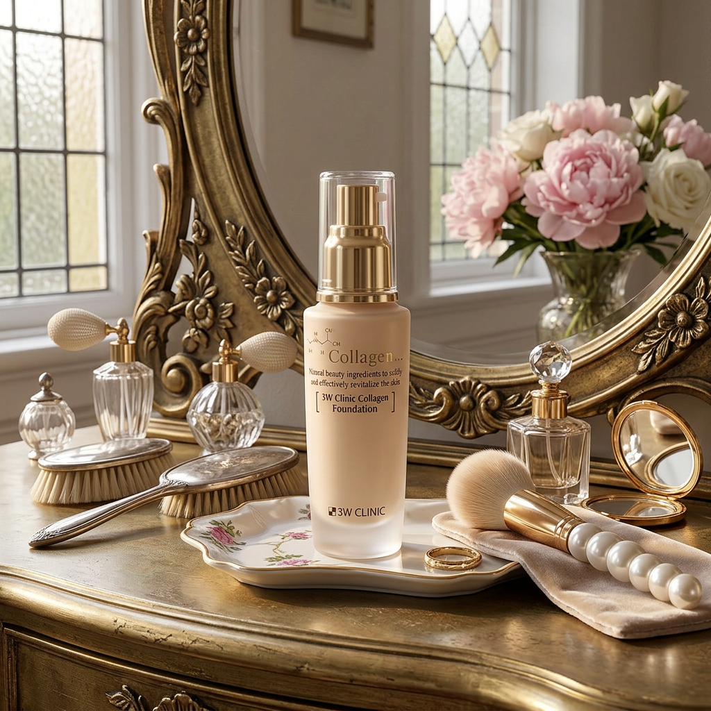 3W CLINIC - Collagen Foundation #21 - Makeup s kolagenem odstín #21 - 50 ml