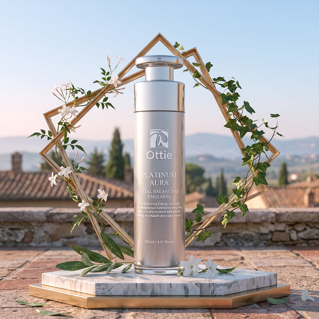 Ottie - Platinum Aura Vital Balancing Emulsion - Platinová emulze pro omlazení pleti - 120 ml