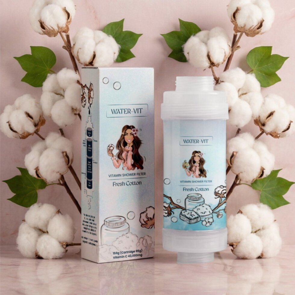 KOREJSKÁ KRÁSA - Vitamin Shower Filter - Vitaminový filtr do sprchy - FRESH COTTON - 1ks