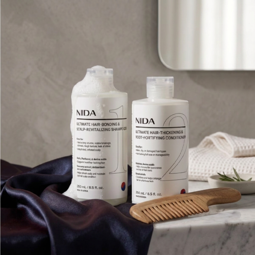 NIDA - Ultimate Hair-Thickening Root-Fortfying Conditioner - Posilující kondicionér pro houstnutí vlasů a zpevnění kořínků - 250 ml