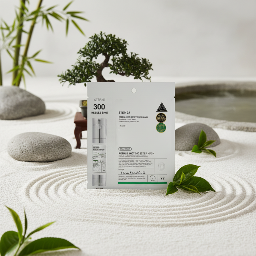 VT - Reedle Shot 300 2 Step Mask - Dvoufázová pleťová maska s mikrojehličkami - 25 g,1,5 g