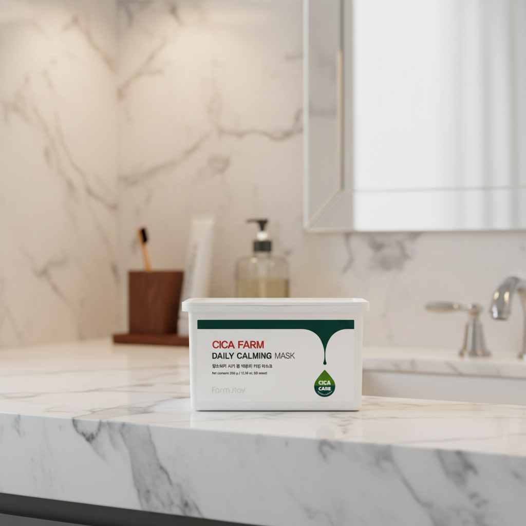 Farm Stay - Cica Farm Daily Calming Mask - Výhodné balení plátýnkových, zklidňujících masek s centellou - 30 ks/350 g
