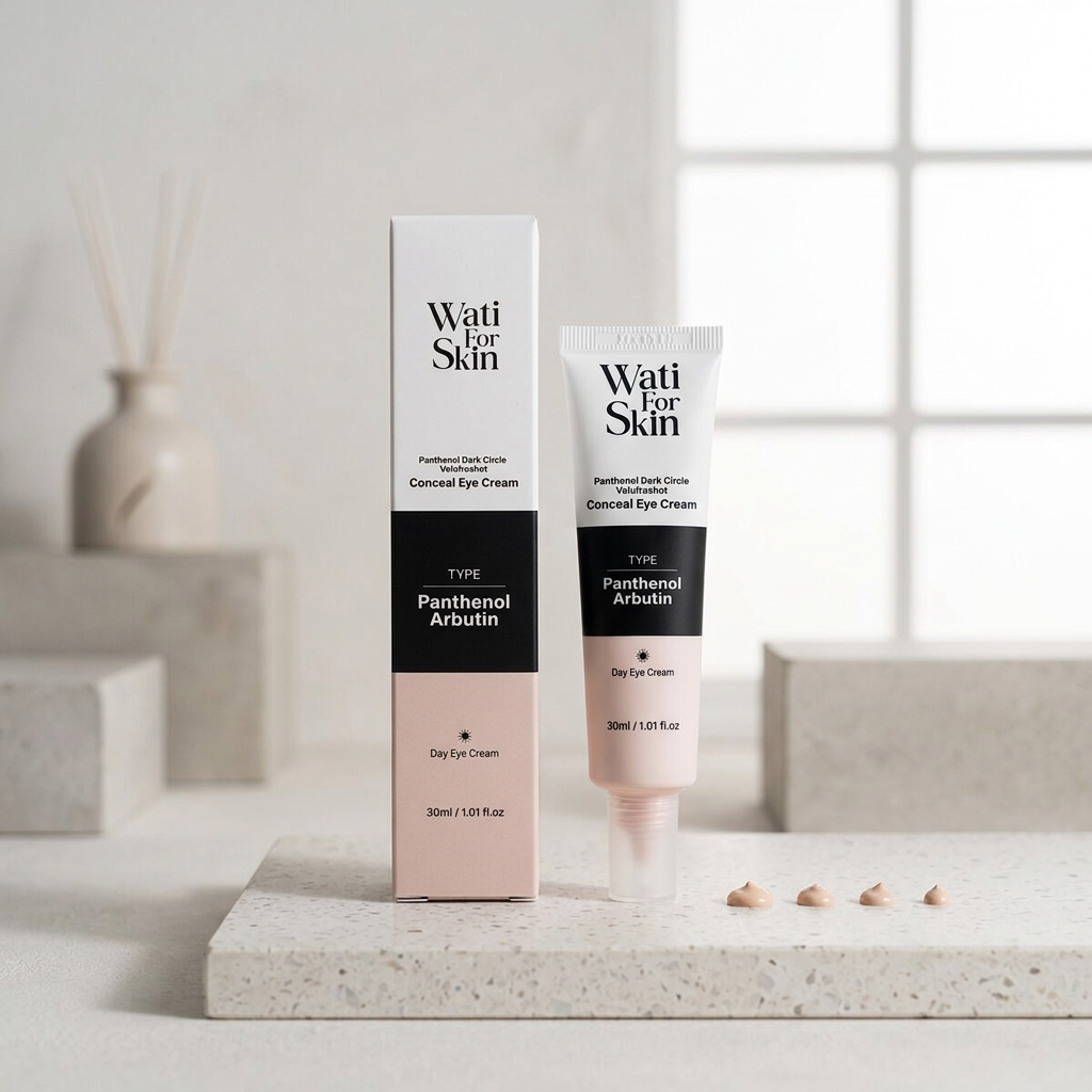 WATI FOR SKIN - Panthenol Dark Circle Volufroshot Conceal Eye Cream - Multifunkční oční krém s krycím efektem - 30 ml