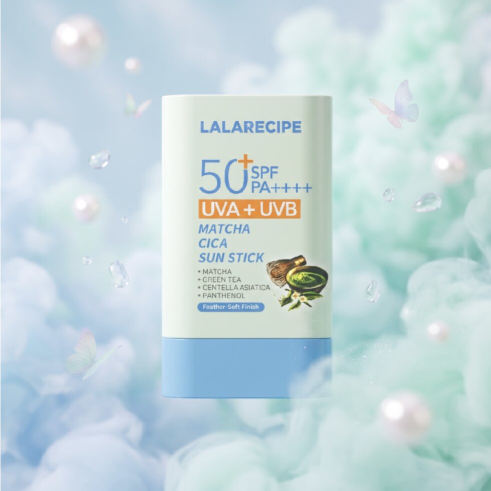 LALARECIPE - Matcha Cica Sun Stick – Zklidňující opalovací krém s matchou a cicou v tyčince - 20 g
