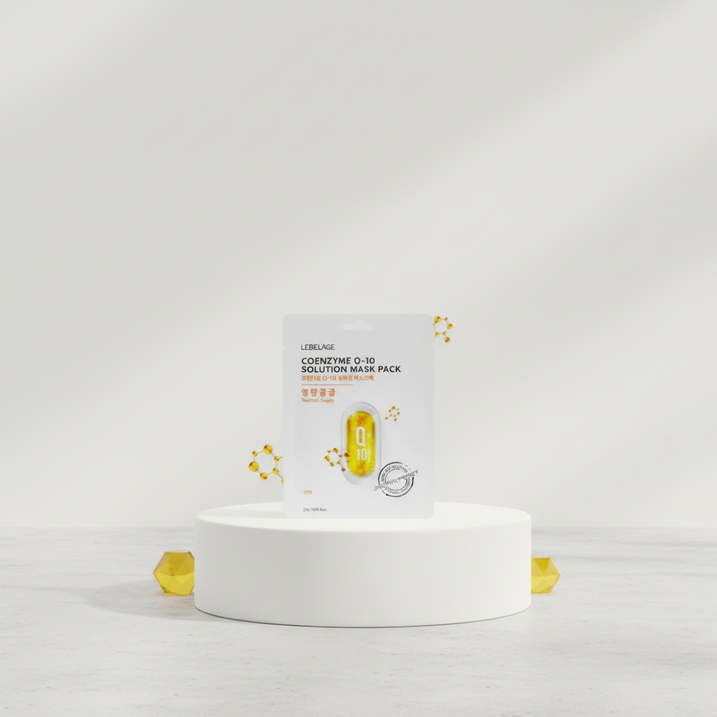 LEBELAGE - Coenzyme Q-10 Solution Mask Pack - Omlazující plátýnková maska - 25 g