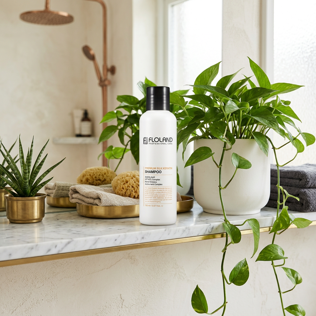 FLOLAND - Premium Silk Keratin Shampoo - Keratinový revitalizační šampon - 150 ml