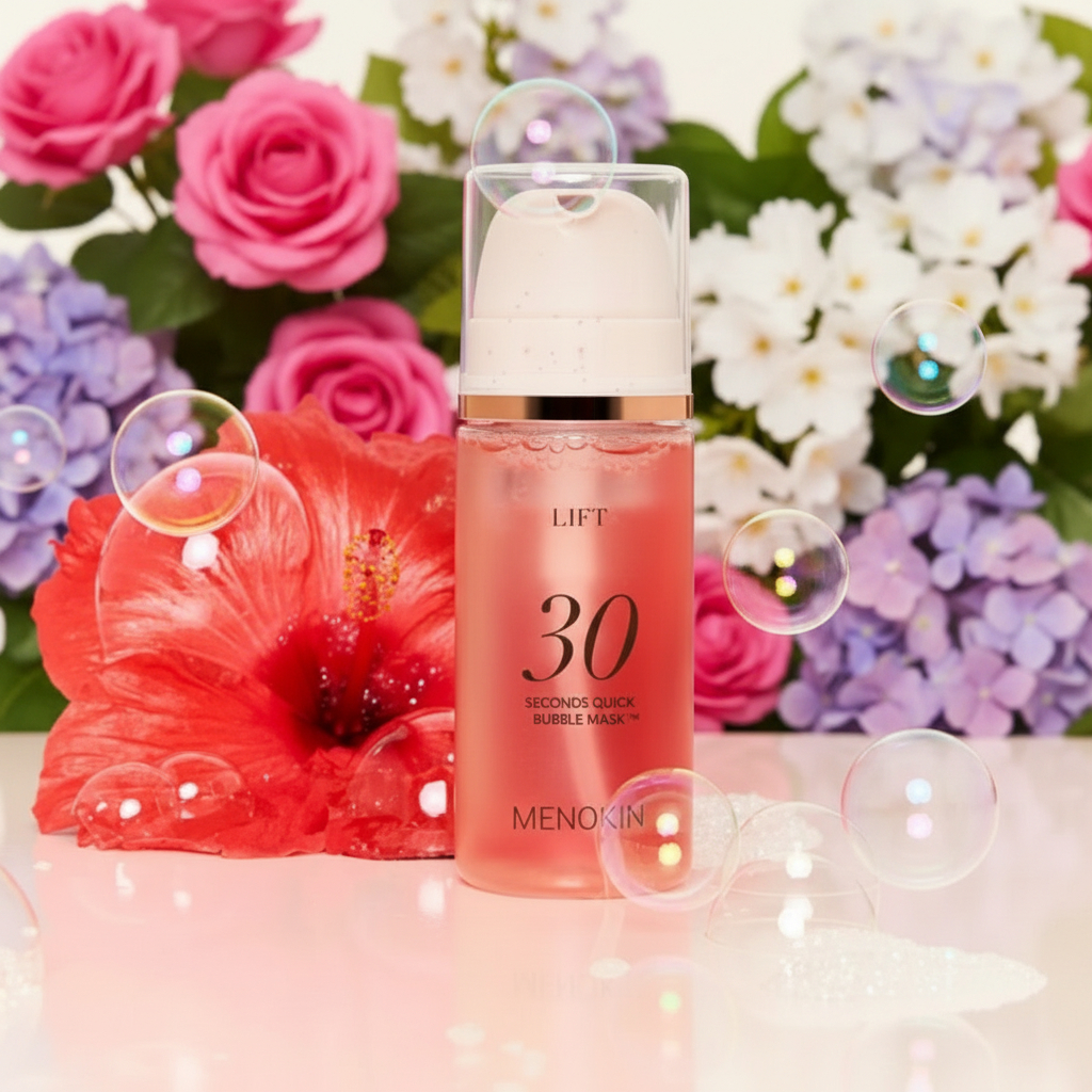 MENOKIN - 30 Seconds Quick Bubble Mask Lift - 30sekundové, bublinkové, liftingové sérum - 95 ml