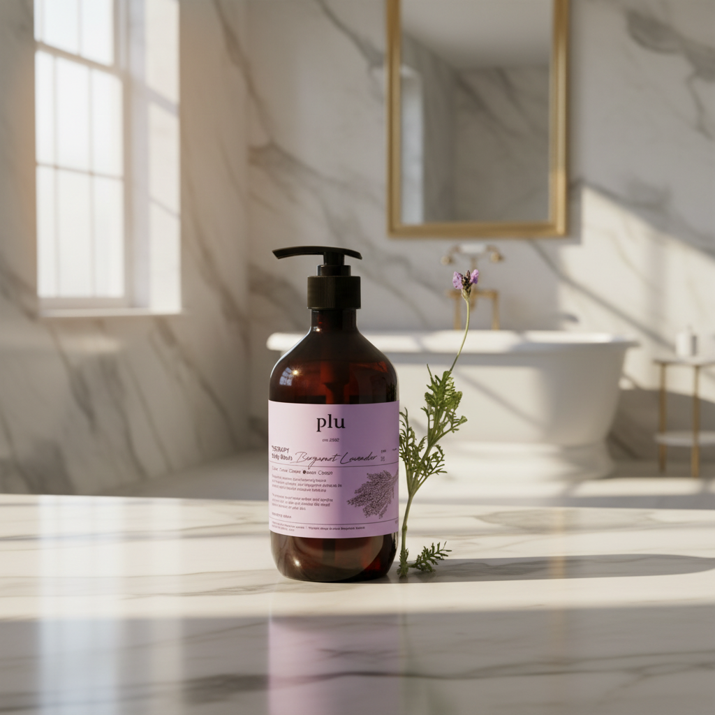 PLU - Aroma Body Wash Bergamot Lavender - Aromatický sprchový gel s bergamotem a levandulí - 500 ml