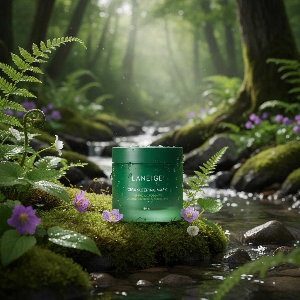 Laneige - Cica Sleeping Mask - Regenerační maska na noc - 60 ml