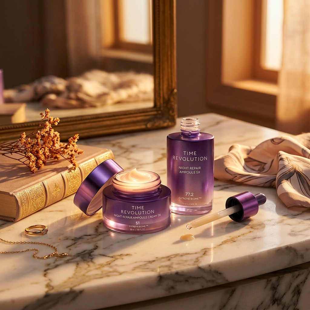 MISSHA - TIME REVOLUTION Night Repair Ampoule 5X - Intenzivní ochrana proti stárnutí pleti 50 ml