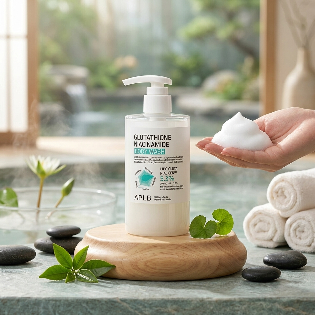 APLB - Glutathione Niacinamide Body Wash - Sprchový gel s niacinamidem - 300 ml