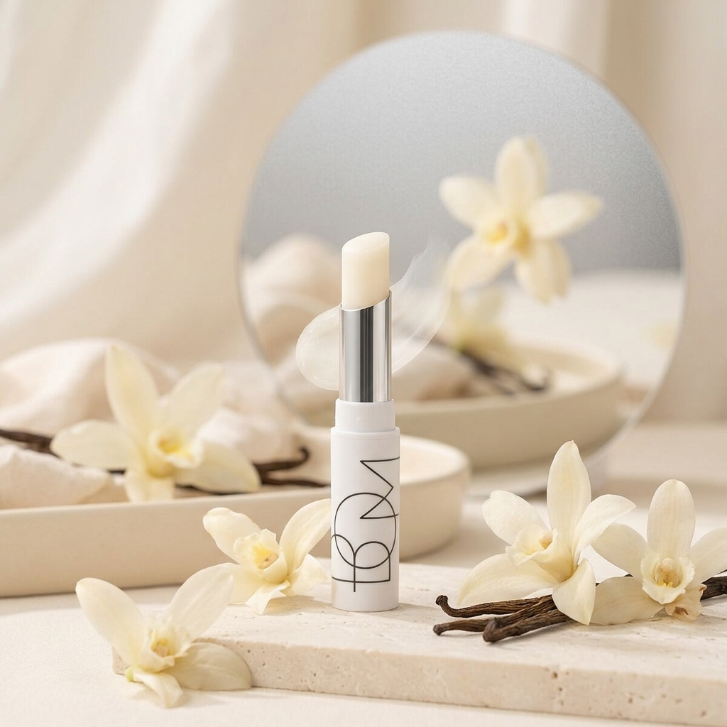 B.O.M. - Dewy Lip Balm #01 Pure Vanilla - Jemně zabarvený balzám na rty - 4,5 g