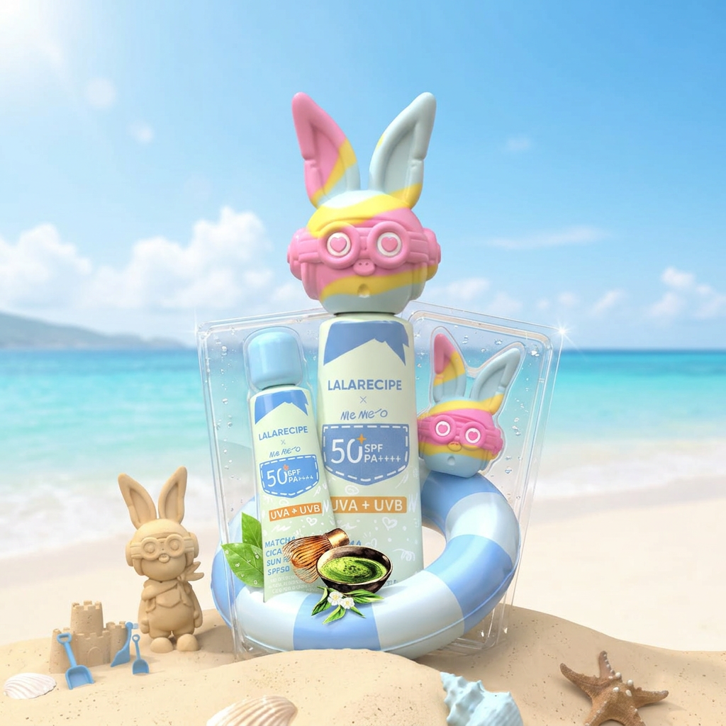 LALARECIPE - Matcha Cica Sunscreen – Zklidňující opalovací krém s matchou a cicou - 50 ml