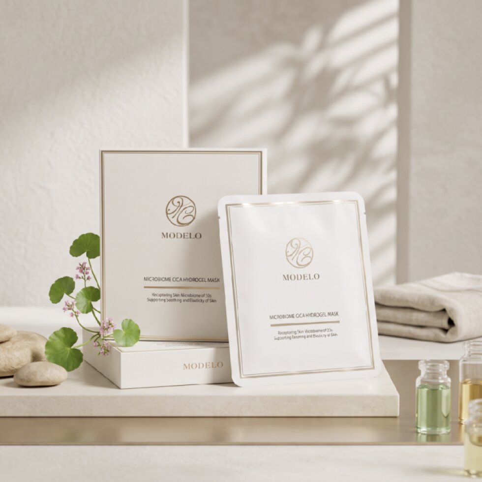 MODELO - Microbiome Cca Hydrogel Mask - Hydratační a zklidňující hydrogelová maska - 32g