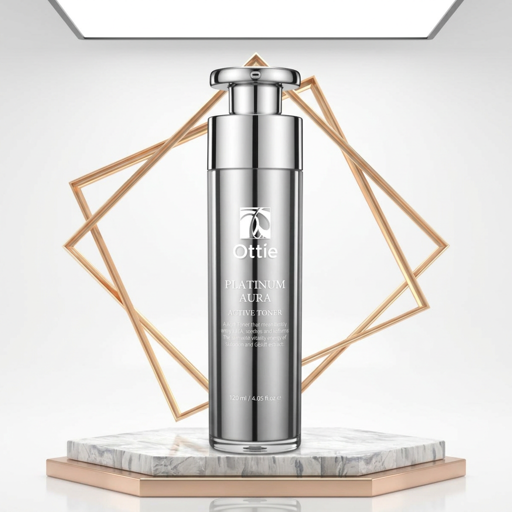 OTTIE - Platinum Aura Active Toner - Platinové tonikum pro okamžitou hydrataci a zlepšení pleti -120 ml