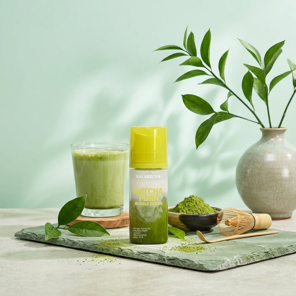 LALARECIPE - Matcha PDRN Bubble Serum – Pěnivé pleťové sérum s matchou a PDRN- 95 ml
