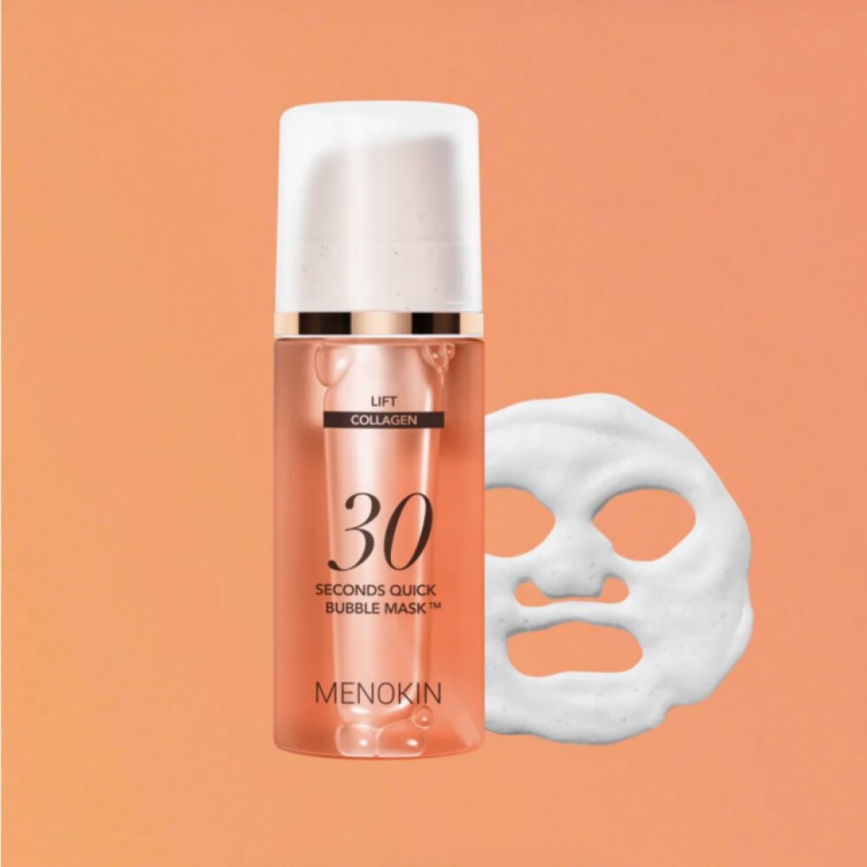 MENOKIN - 30 Seconds Quick Bubble Mask Lift - 30sekundové, bublinkové, liftingové sérum - 95 ml
