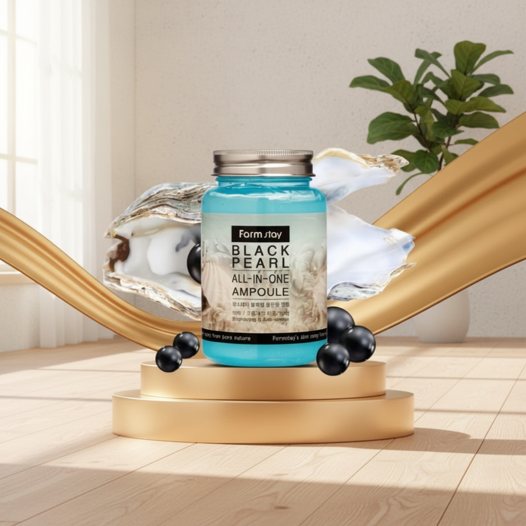 Farm Stay - Black Pearl All In One Ampoule - Ampulové sérum s extraktem z černé perly - 250 ml