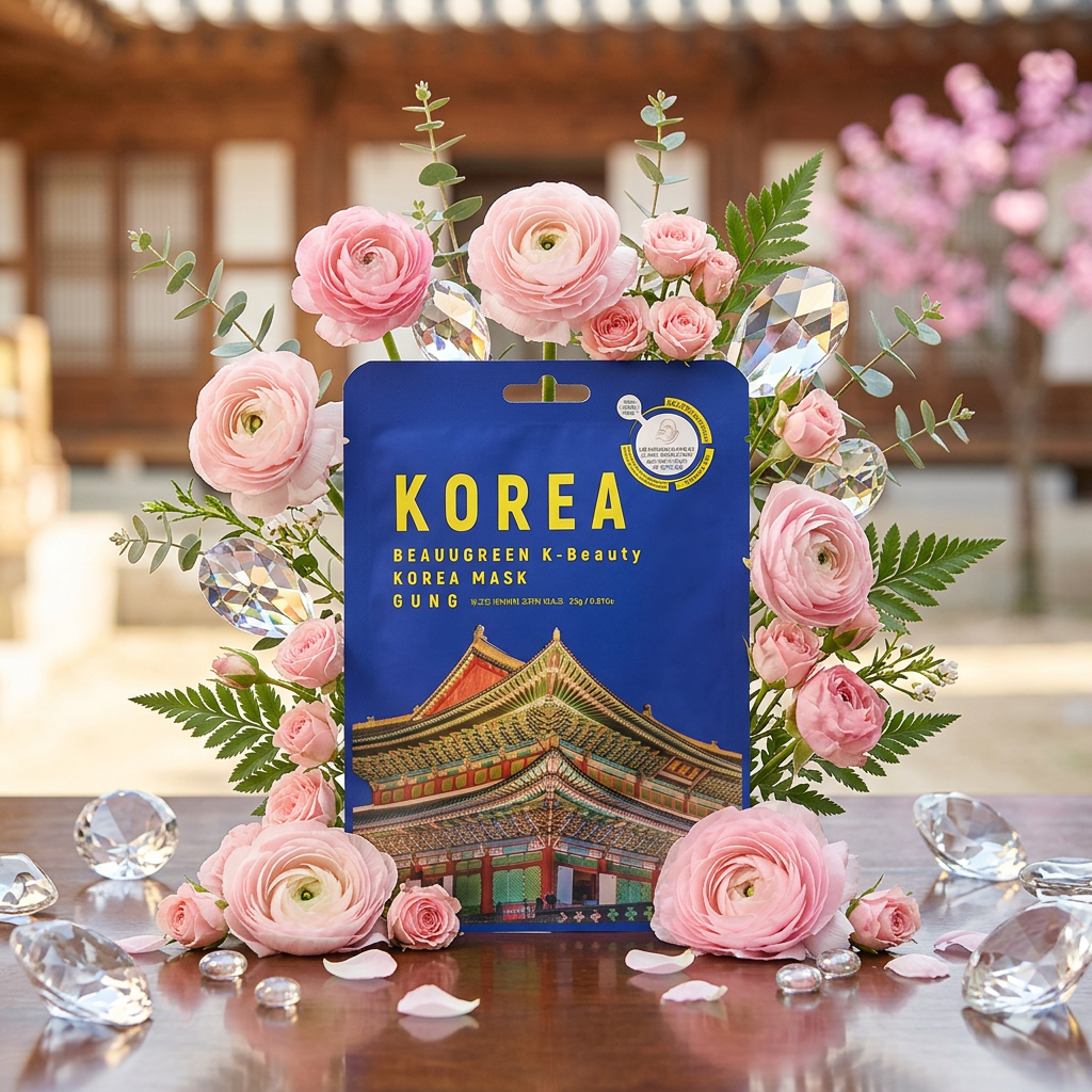Beauugreen - K-Beauty KOREA Mask - Plátýnková maska KOREA - 23 ml