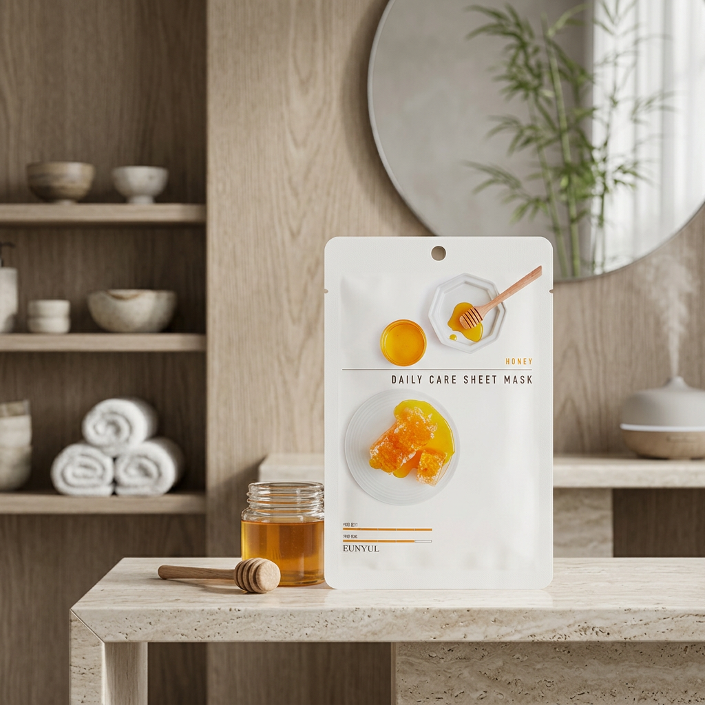 EUNYUL - Daily Care Mask Sheet - Plátýnková maska med - 22 ml