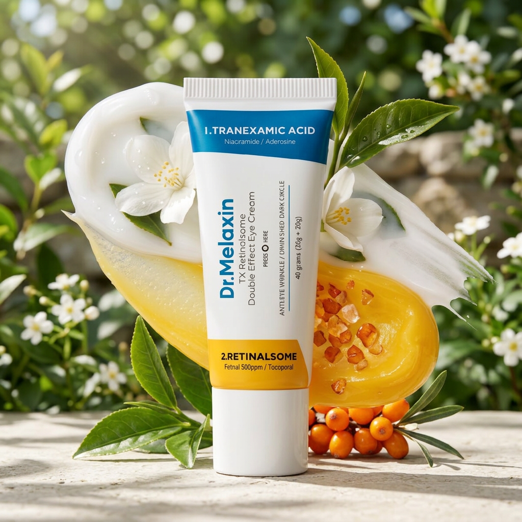 DR. MELAXIN - TX Retinalsome Double Effect Eye Cream - Zpevňující oční krém s tranexamovou kyselinou a lipozomálním retinalem - 40g