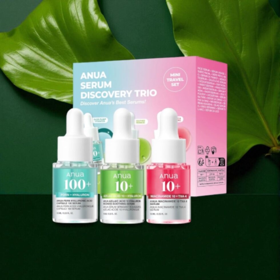 ANUA - Serum Mini Trio Set - Sada mini tří sér - 3x10 ml