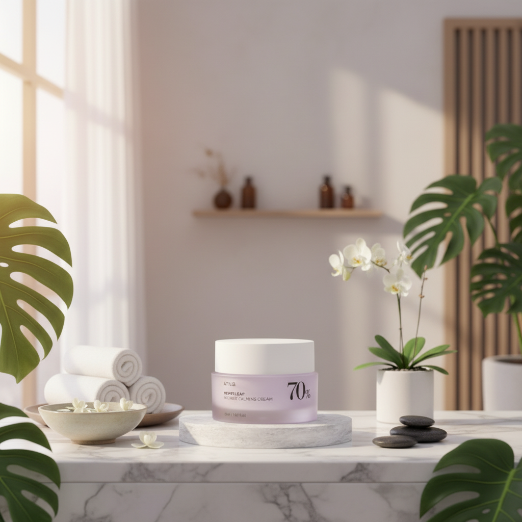 ANUA - Heartleaf 70% Intense Calming Cream - Zklidňující krém s extraktem z toulně srdčité - 50 ml