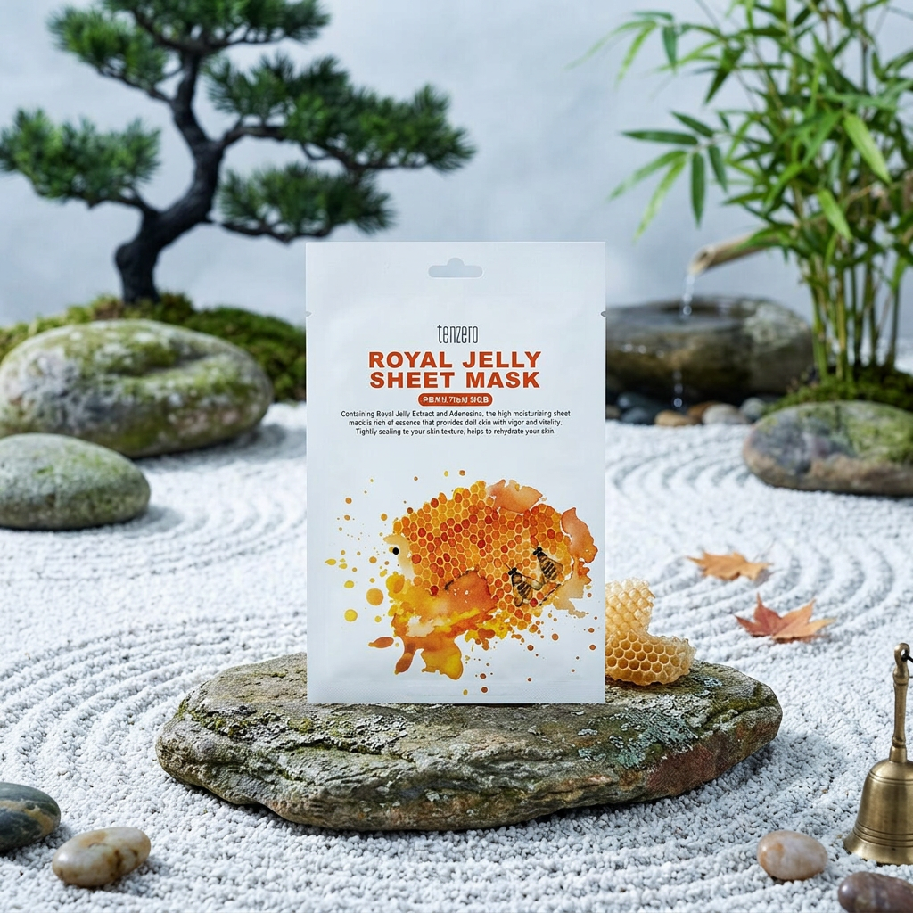 TENZERO - Royal Jelly Sheet Mask - Plátýnková maska royal jelly - 25 ml